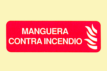 Incendio: manguera contra incendios rectángular