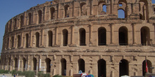 Exterior anfiteatro de El Djem, Túnez