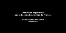 Día francofonía en IESGM 2020