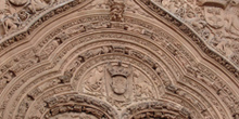 Detalle fachada, Catedral Nueva de Salamanca, Castilla y León