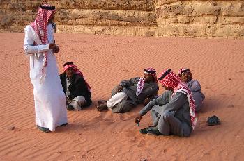 Hombres del desierto, Jordania