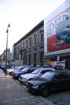 Fachada de la Pinacoteca de Brera, Milán