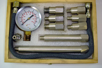 Comprobador de presión de aceite de motor