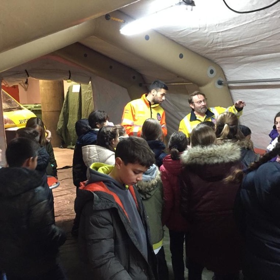 Quinto con los equipos de emergencias de las Rozas_CEIP FDLR_Las Rozas 14