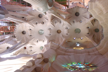 Adornos del techo, Sagrada Familia, Barcelona