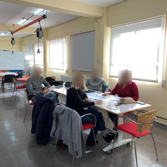 Trabajando en el Aula de Emprendimiento