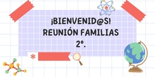 Reunión de familias del 2º trimestre