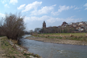 Catedral vista desde el río, Calahorra