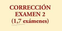 Corrección examen 2 de la 2a evaluación - 3ºESO