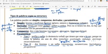 Lengua I Clase 17 y Lengua II Clase 24 20251015 - Ejercicios de estructura de la palabra