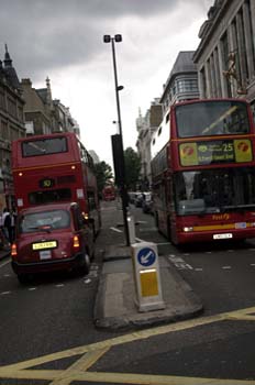 Tráfico en Oxford Street, Londres