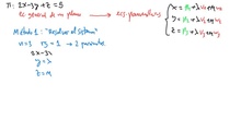 10_Ejemplo paso de ecuación general a ecuaciones paramétricas del plano