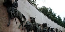 Monumento a los Mayorales en la plaza de toiros de las Ventas, M