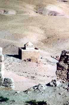 Construcción de piedra en el desierto, Marruecos