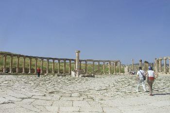 Plaza Oval, Jarash, Jordania