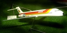 Maqueta de un avión comercial (Airbus de Iberia)