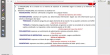 Vídeo explicativo para resolver los ejercicios sobre la clasificación de la oración simple
