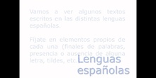 Lenguas Españolas Textos