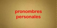 Los pronombres