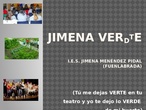 Aprendizaje Servicio JIMENA VERTDE