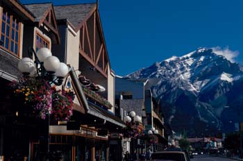 Población en las Montañas Rocosas