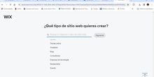 WIX-1. Diseño básico de la página web