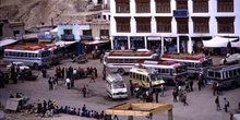 Estación de autobuses de Leh, Ladakh, India