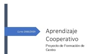 PFC APRENDIZAJE COOPERATIVO