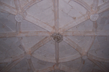 Detalle techumbre, Monasterio de Santa María de Huerta, Soria, C
