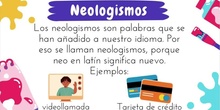 NEOLOGISMOS, ARCAÍSMOS Y EXTRANJERISMOS