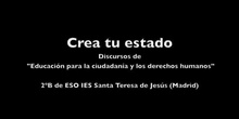 Crea tu estado "Educación para la ciudadanía y los derechos humanos" 2ºB 2014-2015