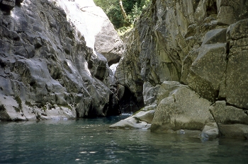 Remanso en el río Alcanadre, Huesca