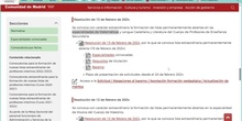 Matemáticas Listas permanentemente abiertas de profesor Comunidad de Madrid. Eduardo Rojo Sánchez