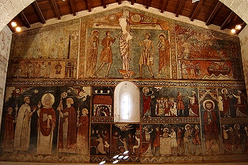 Pintura mural Iglesia de San Fructuoso, Huesca