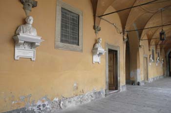Detalle del Palazzo dell'Arcivescovado, Pisa
