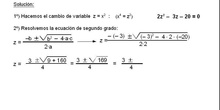 Álgebra: 17.Bicuadradas