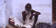 Retrato de hombre de blanco, Pushkar, India