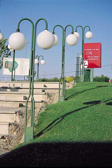 Parque con instalaciones deportivas en San Sebastián de los Reye