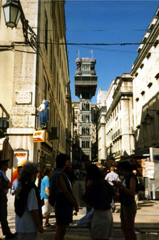 Elevador de Santa Justa, Lisboa, Portugal