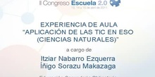 Aplicación de las TIC en ESO (Ciencias Naturales)