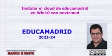 Cliente Cloud de educamadrid en win 10