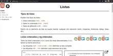 HTML Listas