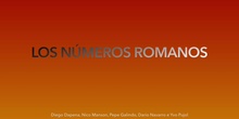 NÚMEROS ROMANOS