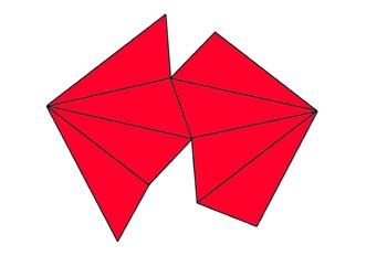 Desarrollo de un escalenoedro tetragonal