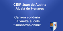 Carrera solidaria La vuelta al cole Unoentrecienmil