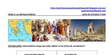 Antigua Grecia.Guía de estudio