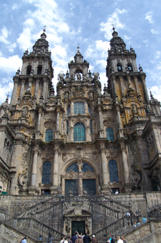 Fachada del Obradoiro, Catedral de Santiago de Compostela, La Co