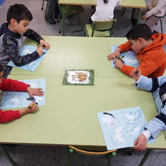2020_01_31_los buhos preparan el dia de la paz_CEIP FDLR_Las Rozas  13