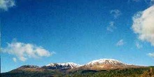 Volcanes en el parque nacional de Tongariro, Nueva Zelanda