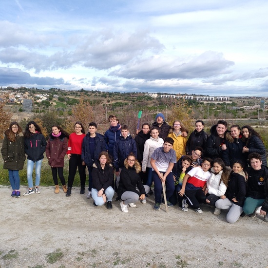 Plantación en el parque forestal de Valdebebas 2019 21